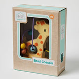 Wooden Rolling Bead Coaster - Giraffe / Studio Circus