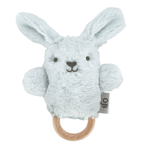 OB Designs Soft Rattle & Teether Toy | Baxter Bunny